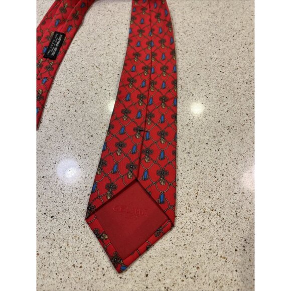 Celine Paris Silk Tie/Celine Tie/Men's Designer Tie/Men's Silk Tie/Celine EUC - Picture 4 of 6